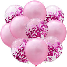 Load image into Gallery viewer, Latex Balloons with Colour Confetti (10 pcs/12")