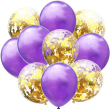 Load image into Gallery viewer, Latex Balloons with Colour Confetti (10 pcs/12")