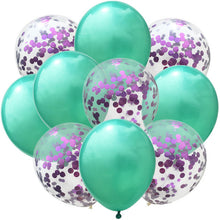 Load image into Gallery viewer, Latex Balloons with Colour Confetti (10 pcs/12")