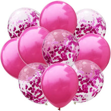 Load image into Gallery viewer, Latex Balloons with Colour Confetti (10 pcs/12")