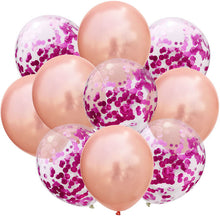 Load image into Gallery viewer, Latex Balloons with Colour Confetti (10 pcs/12")