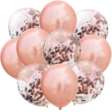 Load image into Gallery viewer, Latex Balloons with Colour Confetti (10 pcs/12")