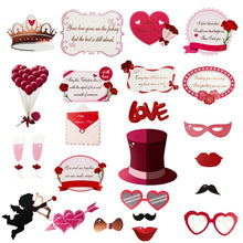 Load image into Gallery viewer, Rustic wedding photo booth props