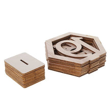 Load image into Gallery viewer, Wooden Table numbers - 10pc 1-10/11-20