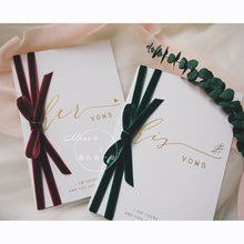 Load image into Gallery viewer, Bride and groom vows card/oath card