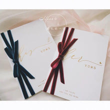 Load image into Gallery viewer, Bride and groom vows card/oath card