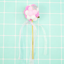 Load image into Gallery viewer, Pink / Blue Soft Pompom Cloud Cake Topper
