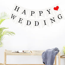 Load image into Gallery viewer, Just Married White Banner