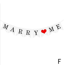 Load image into Gallery viewer, Just Married White Banner