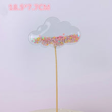Load image into Gallery viewer, Bling Fairy Cake Toppers - Unicorn, Heart, Crown, Cloud, Shiny Flamingo and More