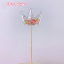 Load image into Gallery viewer, Bling Fairy Cake Toppers - Unicorn, Heart, Crown, Cloud, Shiny Flamingo and More