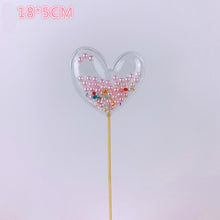 Load image into Gallery viewer, Bling Fairy Cake Toppers - Unicorn, Heart, Crown, Cloud, Shiny Flamingo and More