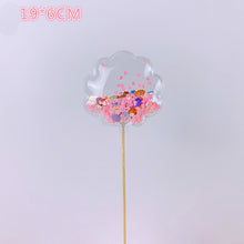 Load image into Gallery viewer, Bling Fairy Cake Toppers - Unicorn, Heart, Crown, Cloud, Shiny Flamingo and More