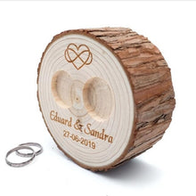 Load image into Gallery viewer, Customized wedding gifts ring bearer box